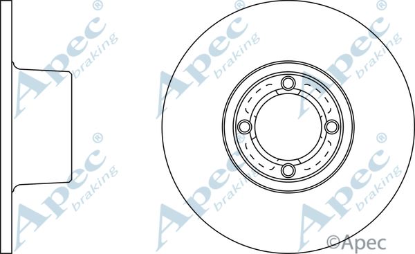 APEC BRAKING Bremžu diski DSK239